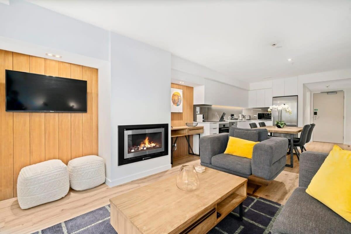 Cozy Coronet Peak Apartment At La Residence Du Parc Queenstown Exteriör bild